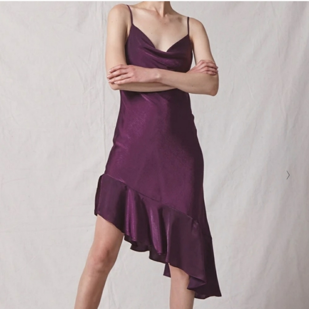 NWOT Allen Schwartz Pippa Asymmetrical Sli…